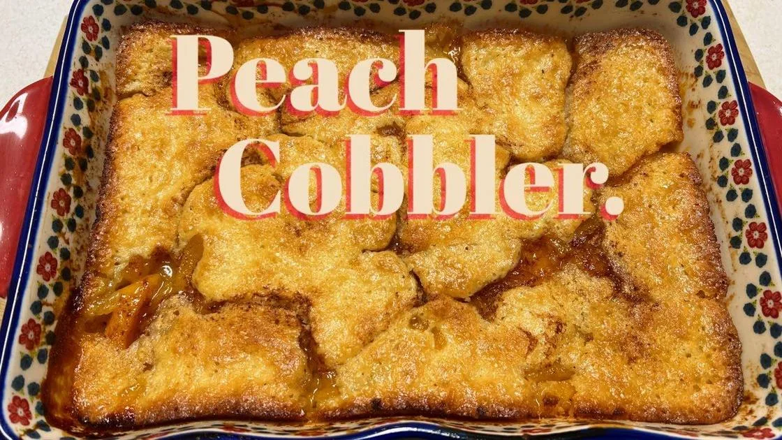 Peach Cobbler: A Melhor Receita Para Saborear Este Doce Delicioso