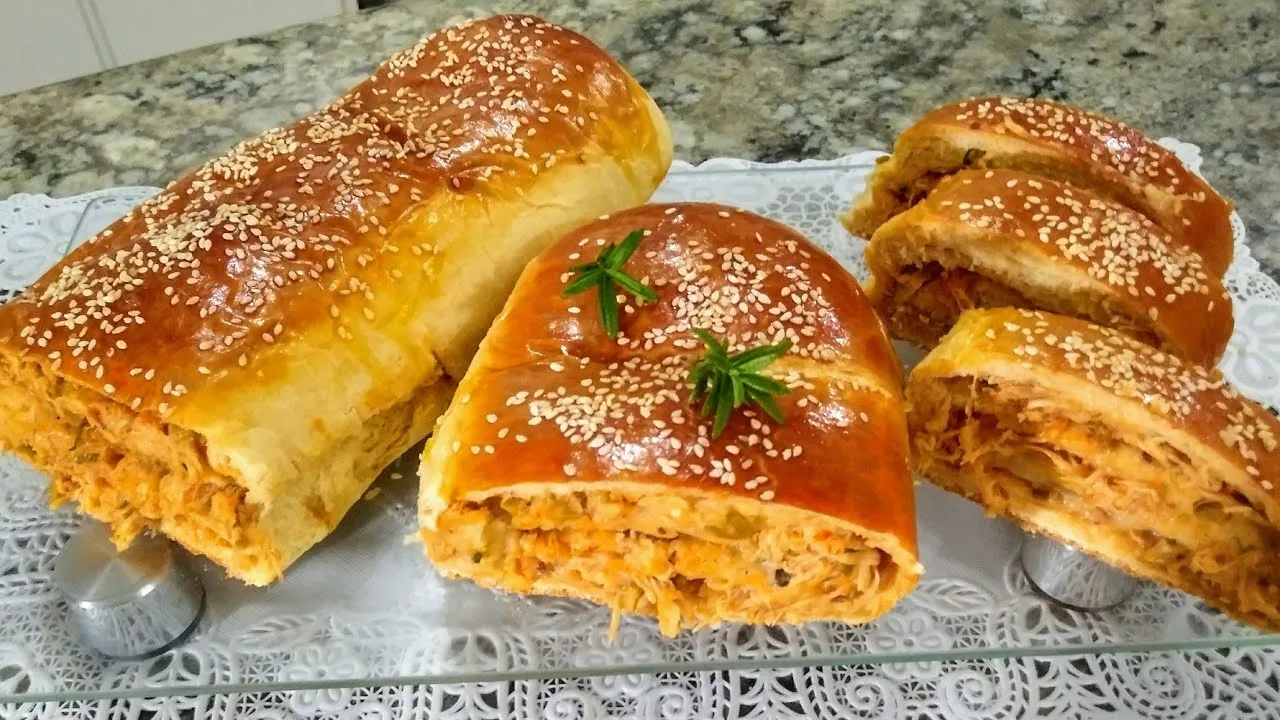 Pão Recheado com Frango