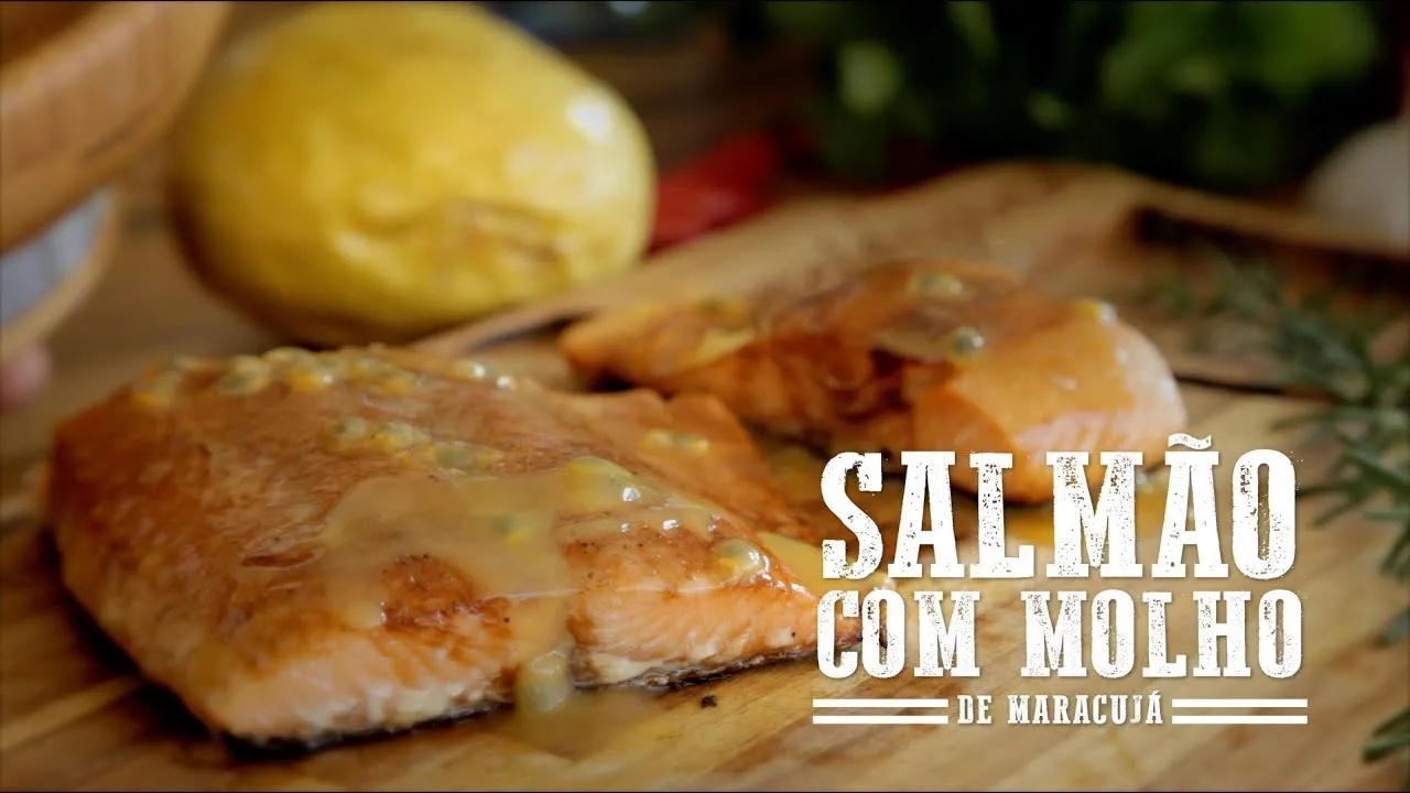 Salmão ao Molho de Maracujá
