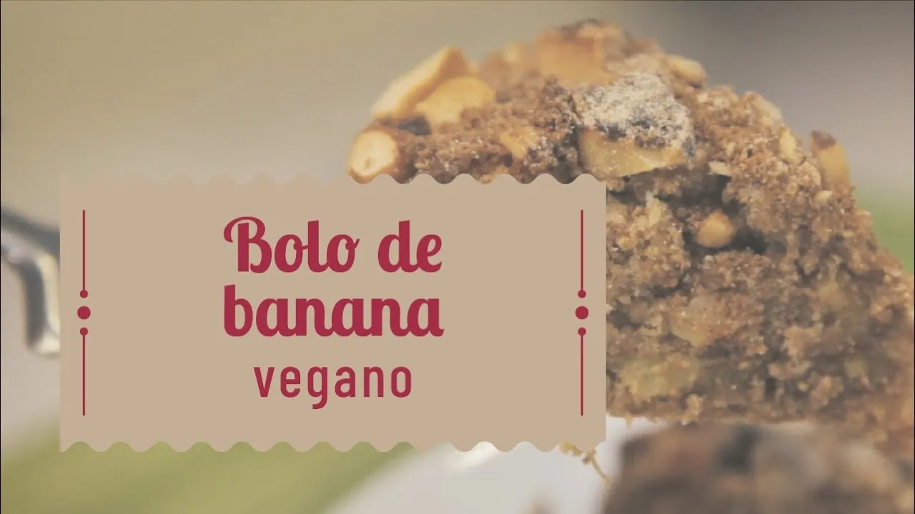 Bolo de Banana Vegano
