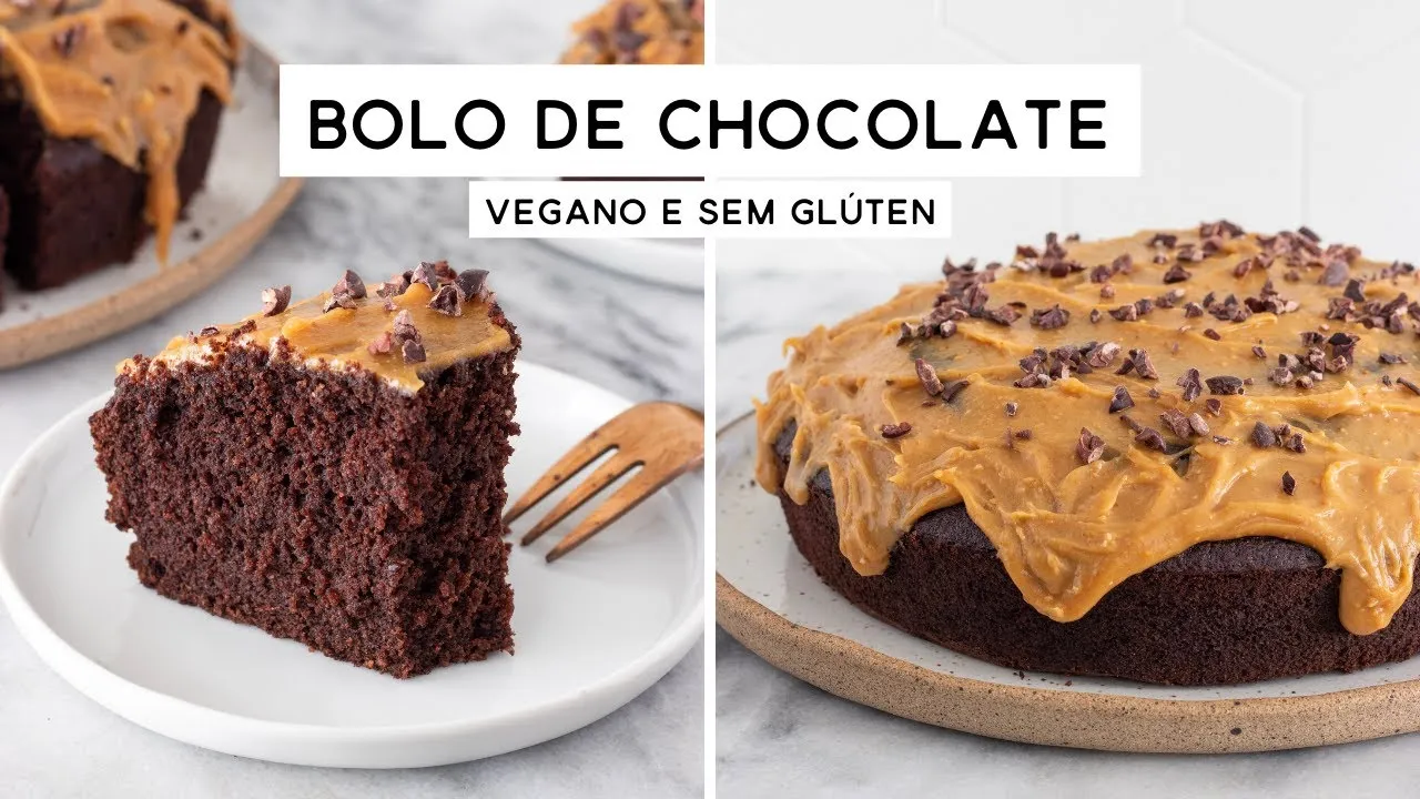 Bolo de Chocolate Sem Glúten