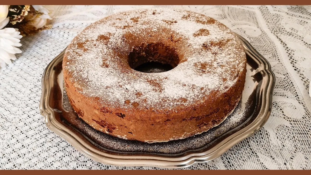 Bolo de Maçã com Nozes