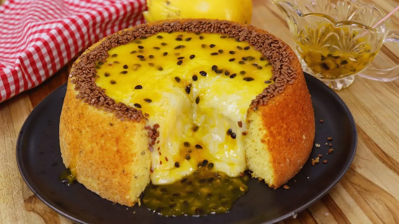 Bolo de Maracujá