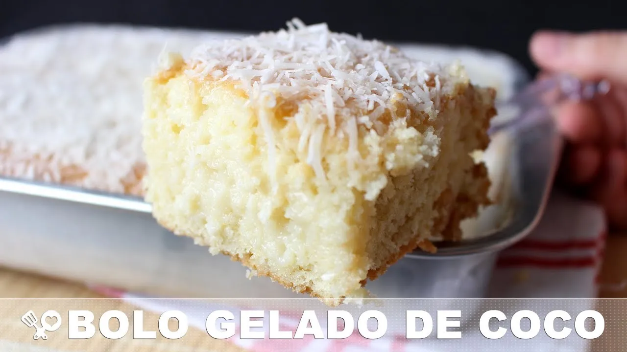 Bolo Gelado de Coco
