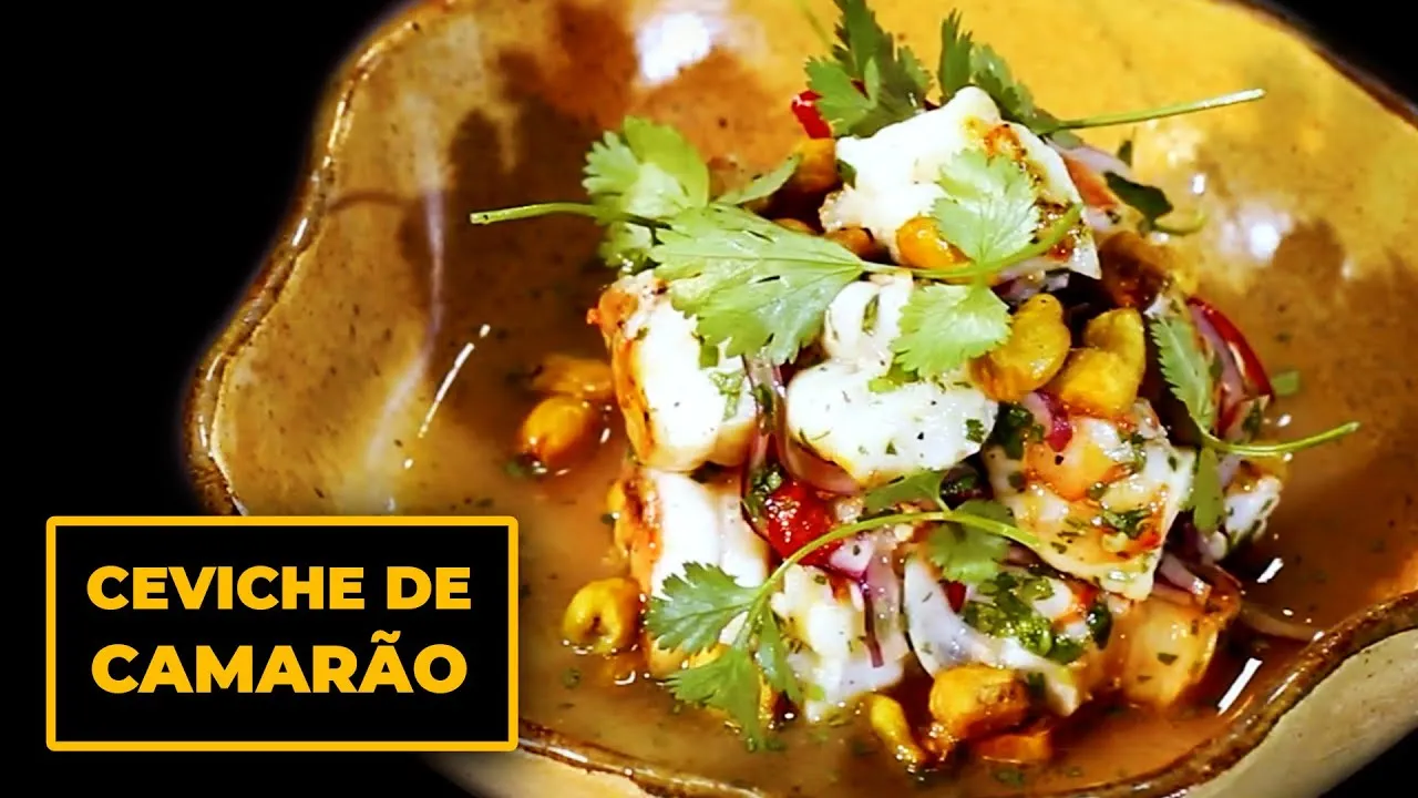 Ceviche de camarão