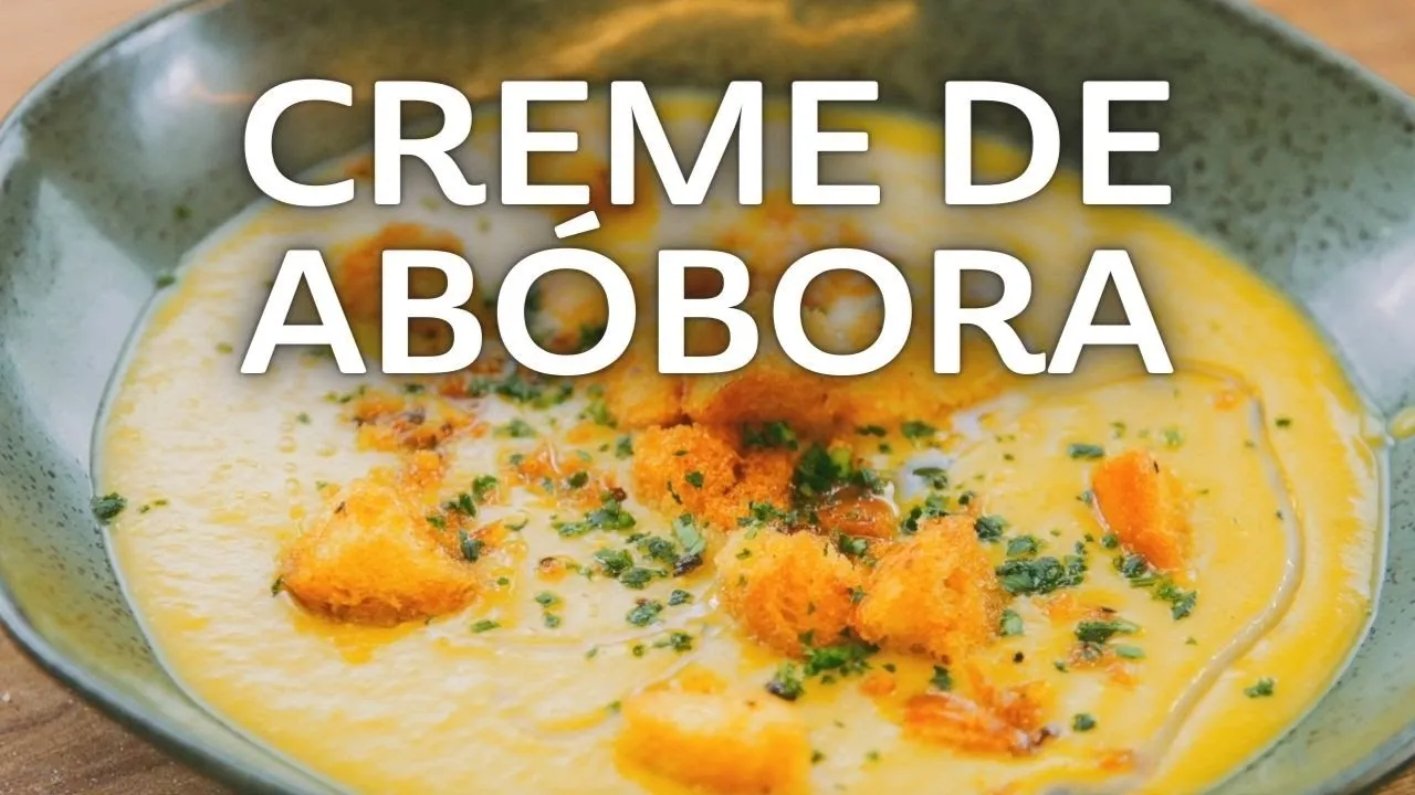 Creme de Abóbora com Gengibre
