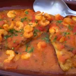 Filé de Peixe ao Molho de Camarão