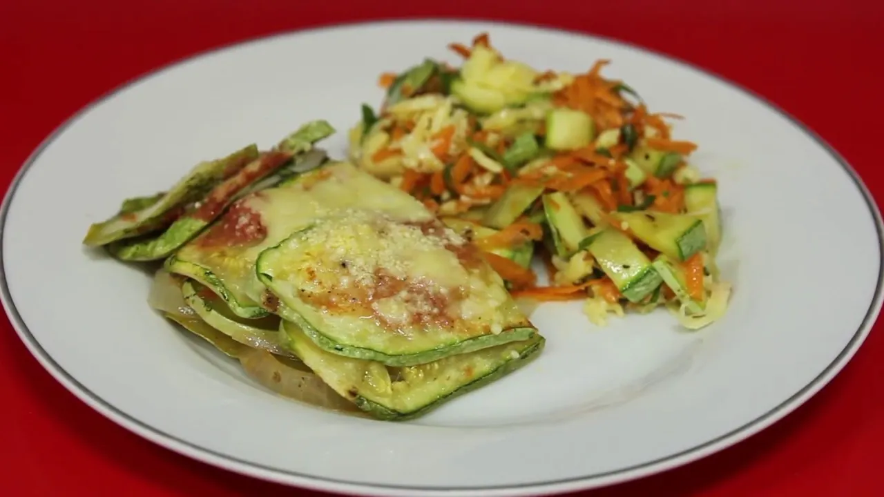 Lasanha de Abobrinha Vegana