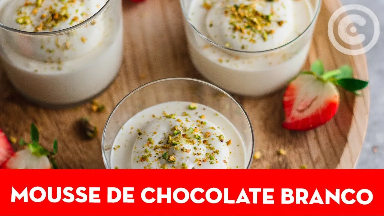 Mousse de chocolate branco