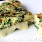 Omelete de Espinafre e Queijo