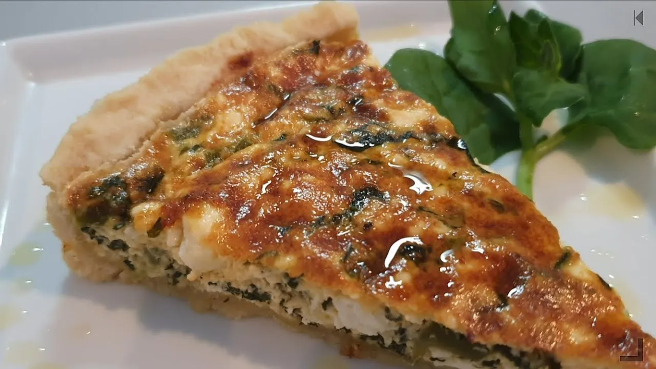 Quiche de Espinafre com Ricota