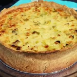 Quiche de Alho-Poró com Queijo