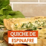 Quiche de Espinafre e Queijo