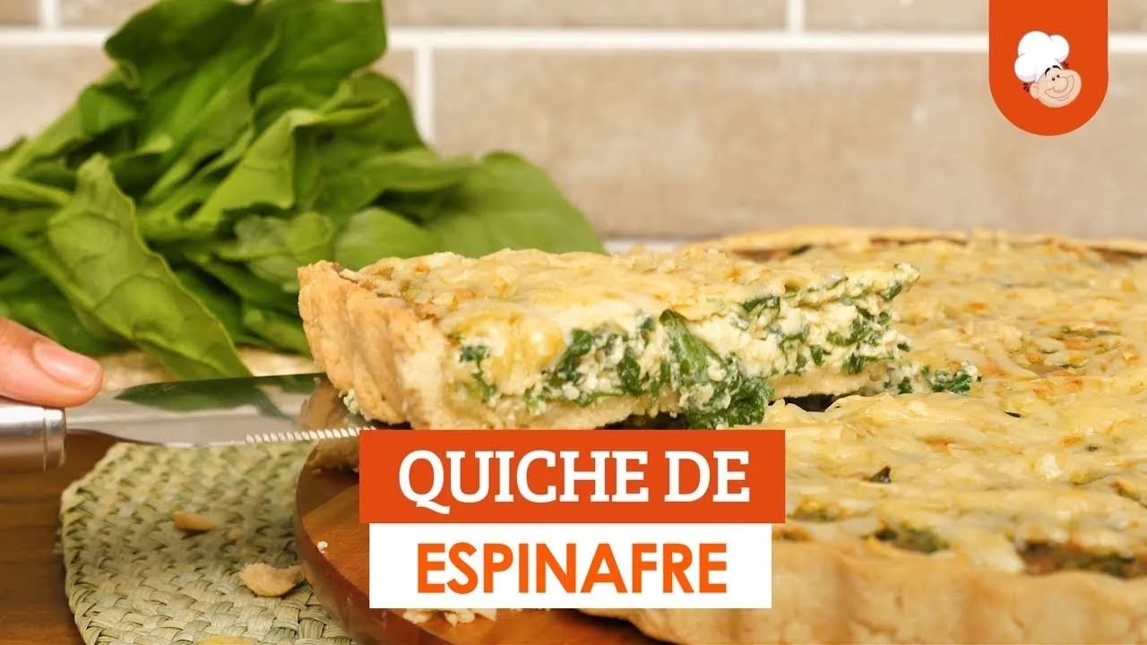 Quiche de Espinafre e Queijo