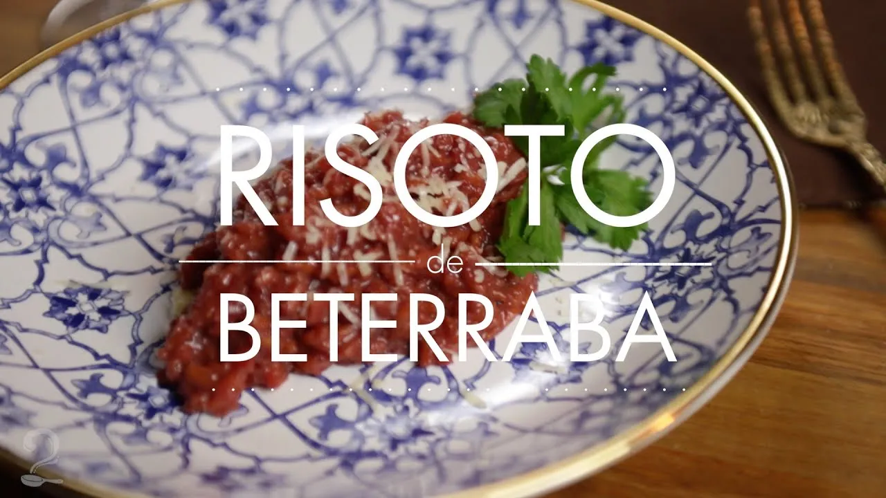 Risoto de Beterraba com Queijo