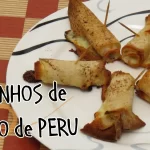 Rolinho de Pastel com Peito de Peru