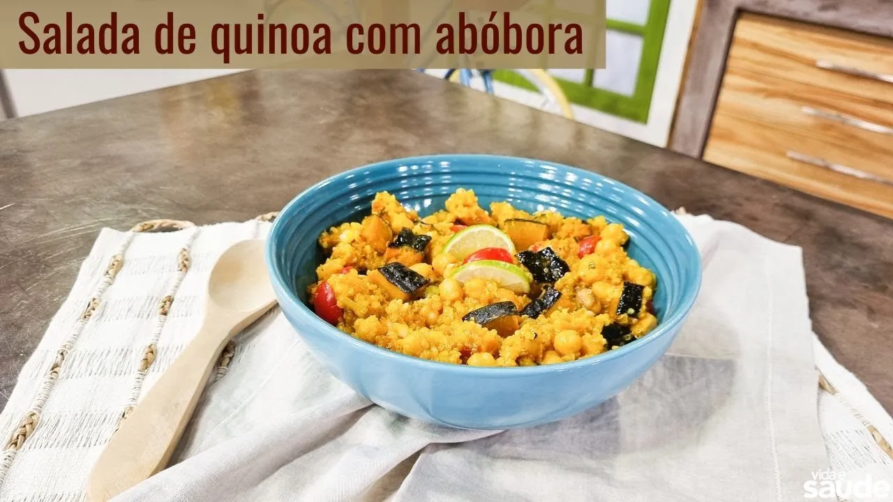 Salada de Abóbora com Quinoa