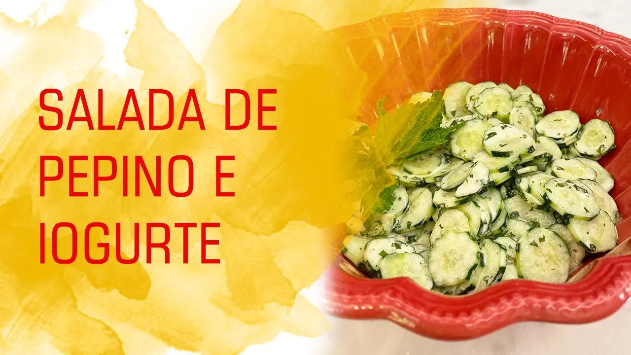 Salada de Pepino com Iogurte Salada de Pepino com Iogurte