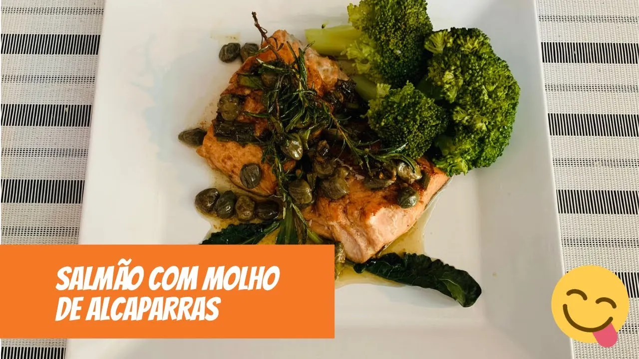 Salmão ao Molho de Alcaparras