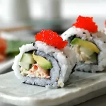 Sushi de Pepino e Abacate