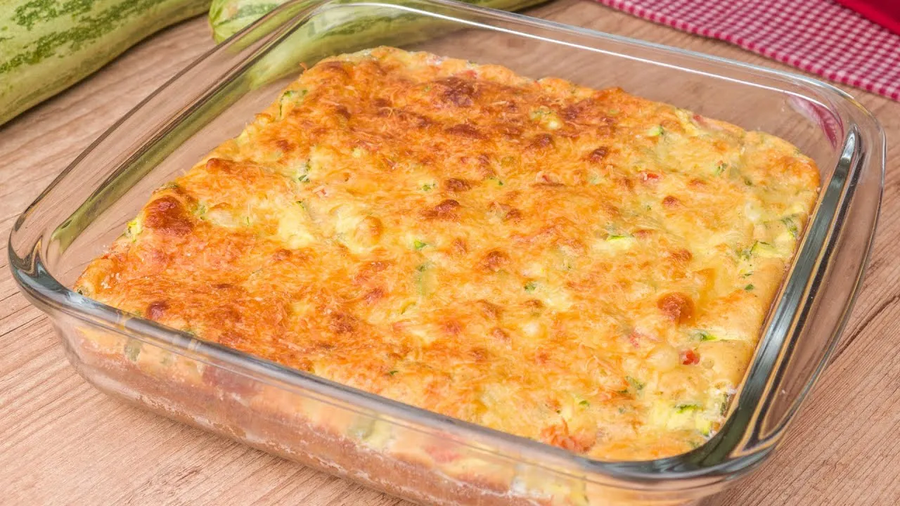 Torta de Abobrinha com Queijo