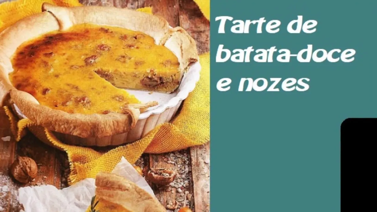 Torta de Batata Doce com Nozes