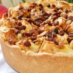 Torta de Maçã com Nozes