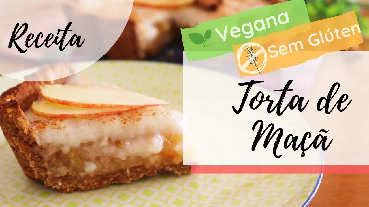 Torta de Maçã Vegana