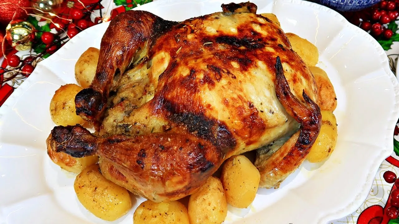 Frango Assado Recheado