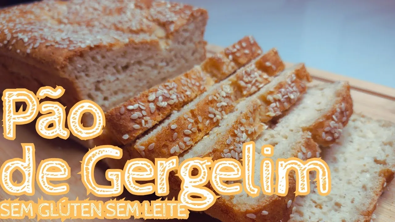 Pão Vegano com Gergelim