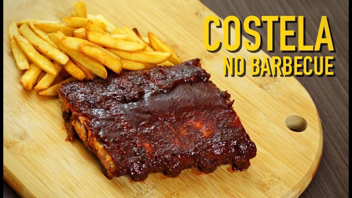 Costelinha ao molho barbecue