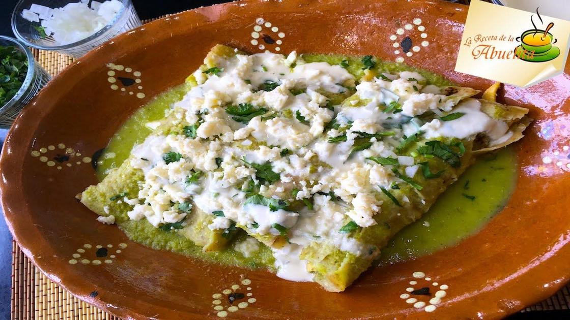Enchiladas verdes