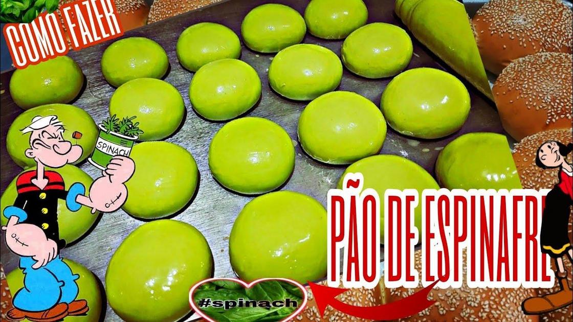 Pão de espinafre