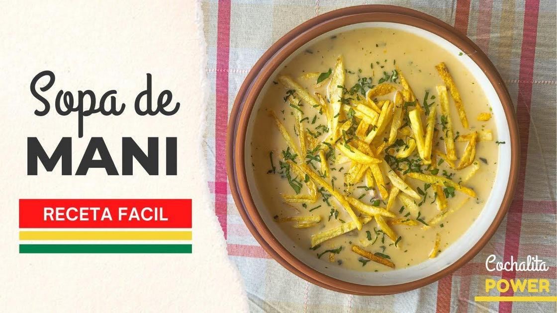 Sopa de mani
