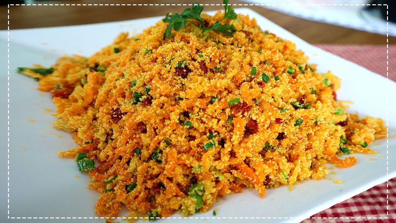 Farofa de cenoura