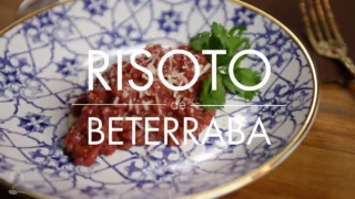Risoto de Beterraba com Queijo