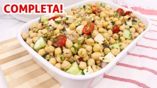 Salada de Grão-de-Bico: Receita Fácil Passo a Passo