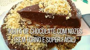 Torta de Nozes com Chocolate: Receita Fácil Passo a Passo