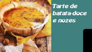 Torta de Batata Doce com Nozes